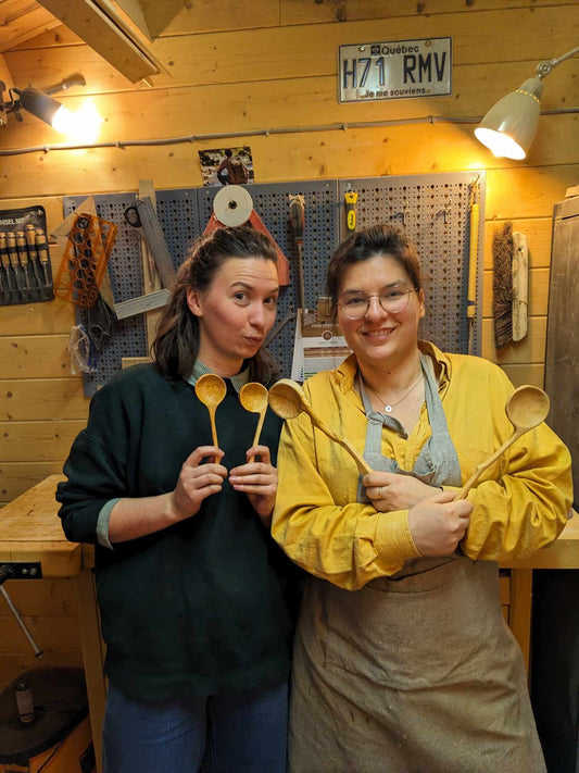 Sculptez votre duo d'ustensiles en bois - 3h d'atelier découverte